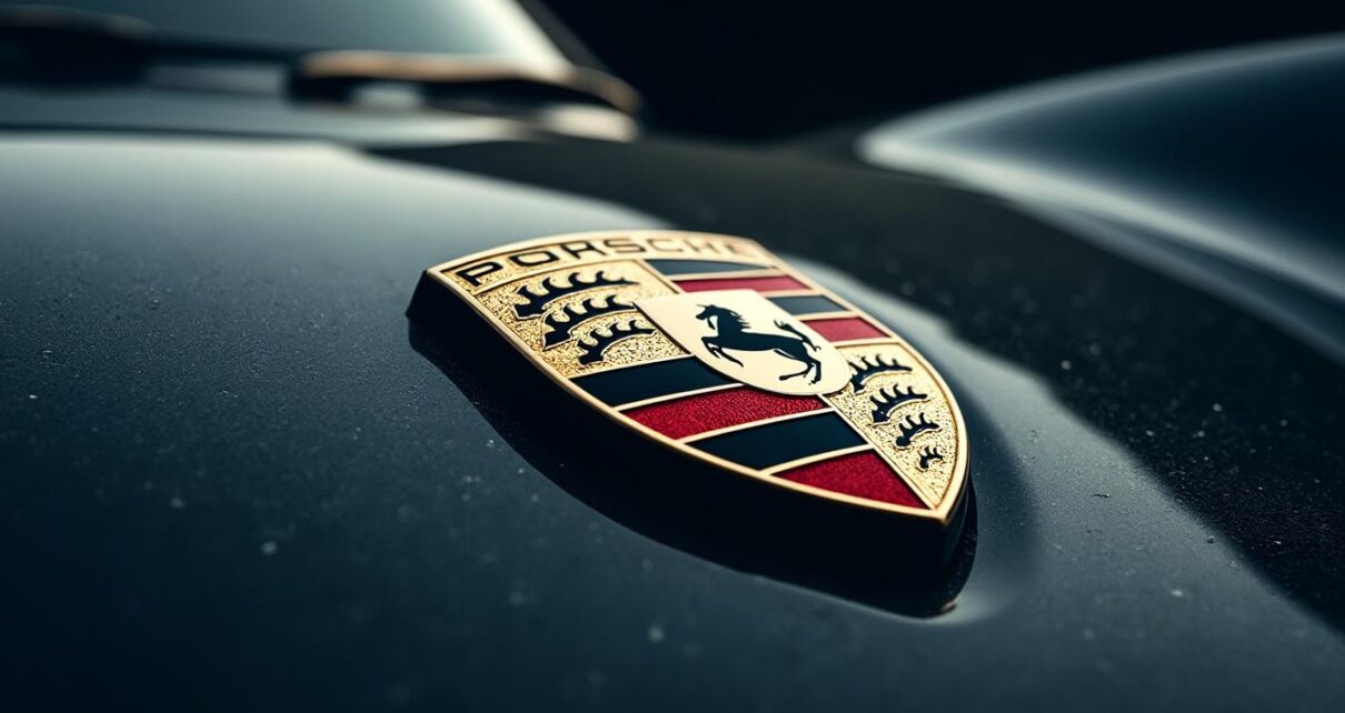 découvrez les secrets fascinants du design qui se cachent derrière le logo emblématique de porsche. explorez l'histoire, les inspirations et les éléments symboliques qui font de ce logo un véritable chef-d'œuvre de l'automobile.