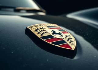 découvrez les secrets fascinants du design qui se cachent derrière le logo emblématique de porsche. explorez l'histoire, les inspirations et les éléments symboliques qui font de ce logo un véritable chef-d'œuvre de l'automobile.