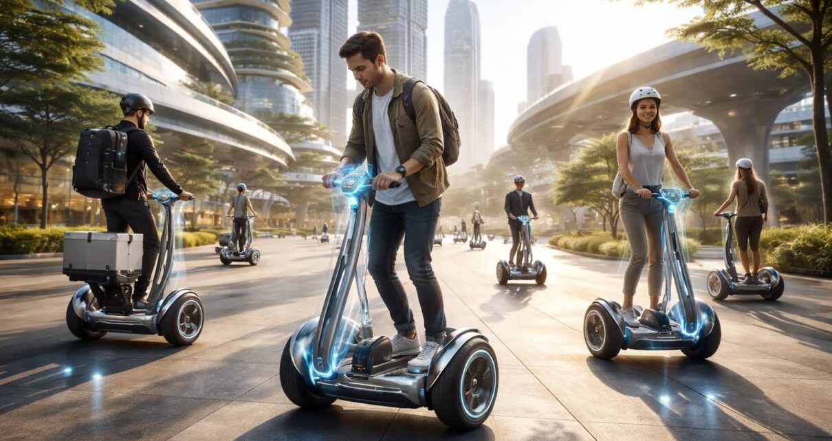 découvrez les innovations futuristes des segway st1 qui révolutionnent le marché des transports grâce à leur technologie avancée et leur design innovant.