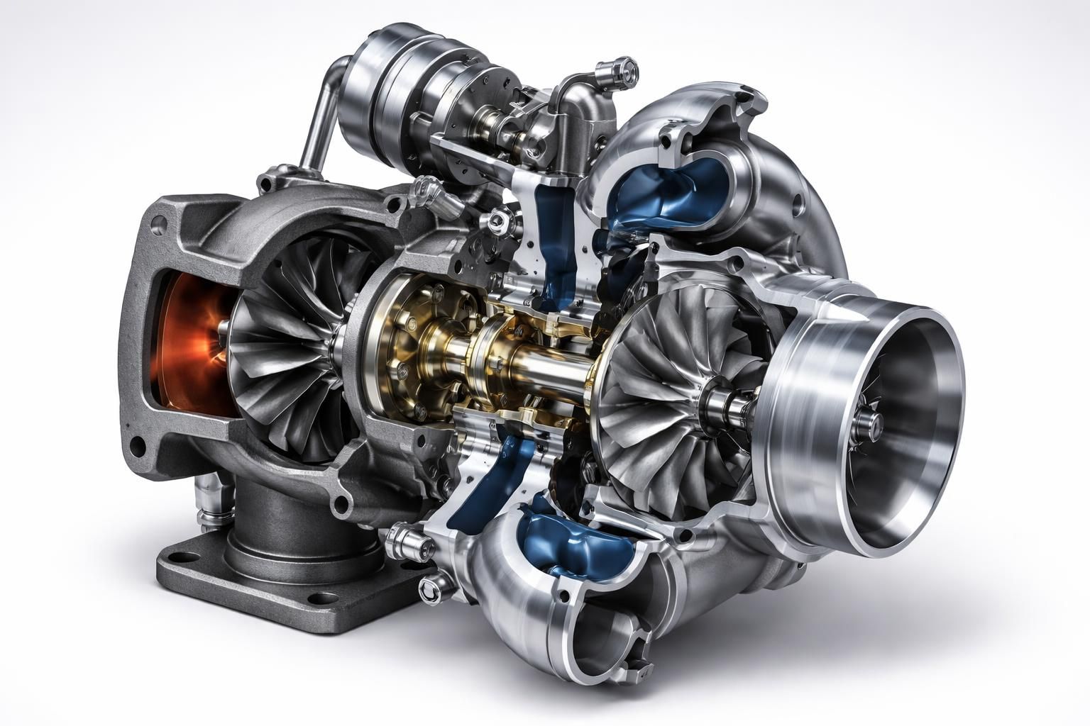 découvrez une analyse approfondie et détaillée du schéma d'un turbo compresseur, idéale pour les ingénieurs en herbe souhaitant comprendre son fonctionnement et ses composants clés.