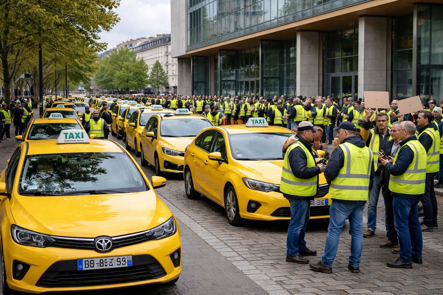 découvrez comment les taxis de nantes en grève organisent leur mouvement pour défendre leurs droits et faire entendre leurs revendications.