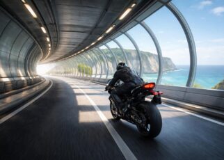 découvrez une aventure unique en moto à travers le tunnel sous la manche et profitez de paysages éblouissants tout au long du trajet.