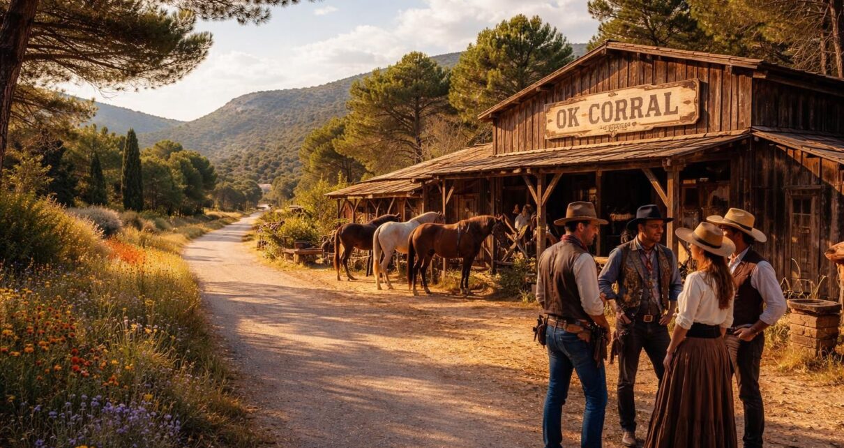 découvrez les récits fascinants et méconnus liés à l'ok corral sur la route départementale 8 à cuges-les-pins, entre histoire et légende.