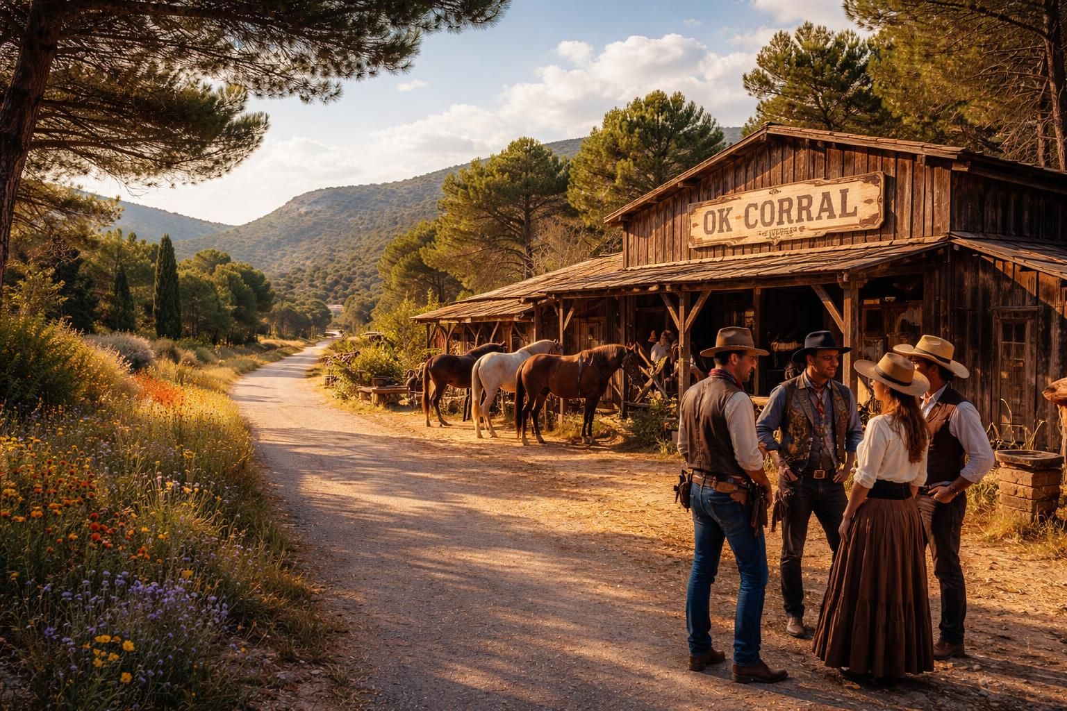 découvrez les récits fascinants et méconnus liés à l'ok corral sur la route départementale 8 à cuges-les-pins, entre histoire et légende.