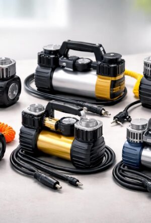 découvrez notre comparatif des mini compresseurs à air pour véhicules, du format 12v au 220v, pour choisir l'appareil adapté à vos besoins de gonflage efficace et rapide.