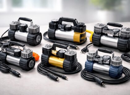 découvrez notre comparatif des mini compresseurs à air pour véhicules, du format 12v au 220v, pour choisir l'appareil adapté à vos besoins de gonflage efficace et rapide.