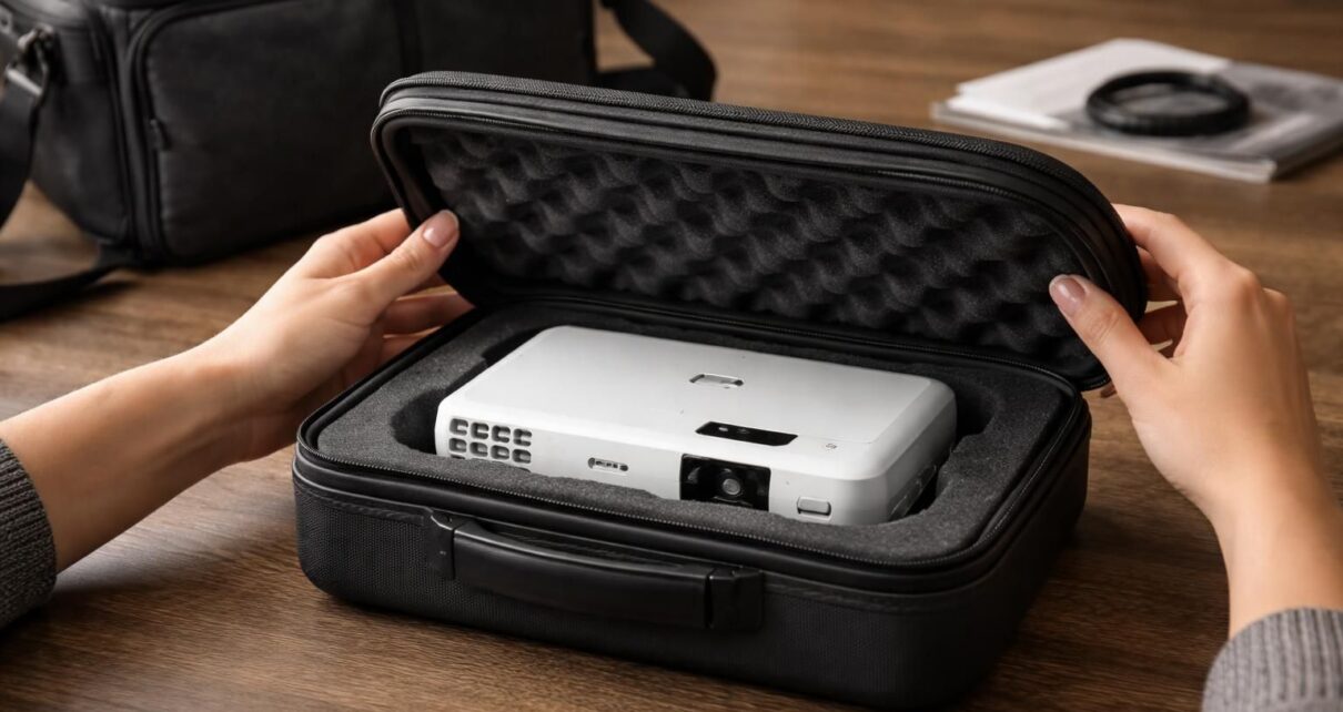 découvrez comment transporter votre mini vidéoprojecteur epson en toute sécurité grâce à notre méthode de rangement efficace pour éviter tout dommage.