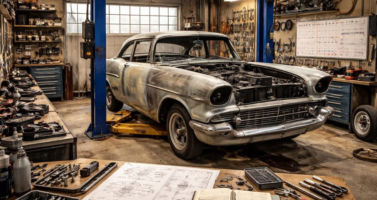 découvrez comment planifier la restauration de votre voiture ancienne avec un budget réaliste et un calendrier type pour chaque étape du projet.